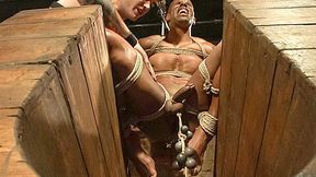 Christian Wilde beats, torments, and fucks his body builder captive