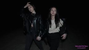 BIANCA and RADA - Evening passion in the car (4K)