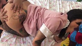 MELISSA LISBOA FAZENDO MENAGE COM AN&Atilde_O E NEGO CATRA PARA PROVOCAR O MARIDO CORNO