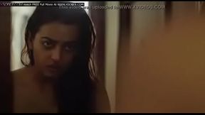Radhika Apte showing hairy pussy