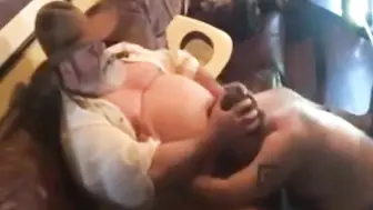 Mature cowboy daddy gets a blowjob from a younger bear