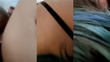 trio con mi novia y su amiga - medellin colombia