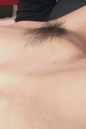 Japanese Babe Gets Her Hairy Pussy Boned in Hot Threesome