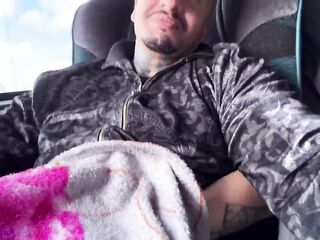 We used the bus as a motel, that guy didn't wanna use a fuck-rubber, his petite jock was likewise tiny to do it out of a cock rubber and ejaculate inside my cunt.