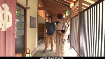 Aoi Mizuno's Asian Threesome Delight: Two Cocks and a Kimono