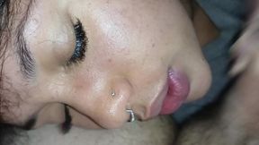 THE BEST BLOWJOB IN THE WORLD, SO GREEDY FUCKING THE CUCKOLD'S COCK