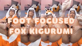 Foot Focused Fox Onesie