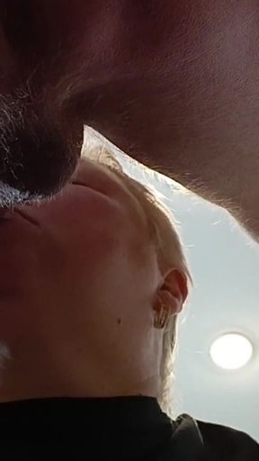 I Fuck My Neighbor in the Mouth in the Kitchen and Cum