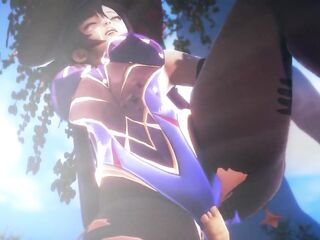 Genshin Mona striked your balls with lightning