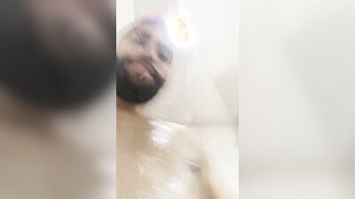 Camilo Brown Using Oil And a Vibrator In The Shower To Give Himself An Intense Prostate Orgasm