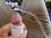 Electro Sex Sounding with Cumshot
