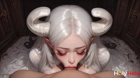 this sexy succubus seduced me with her firm tits, and i fucked her![ai]