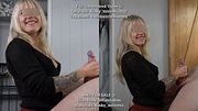 Sofia’s Cuck Chair: Watch Her Suck Him & Handjob Finish POV
