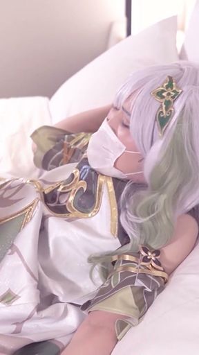Genshin Impact, Cute Ladyboy Cosplayer get Fucked, Nahida Cosplay Kawaii Japanese Crossdresser part.9   Clip 1