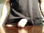 Humping my kitchen counter until i cum all over it! (Hands Free / cumshot)