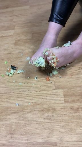 He Takes His Meal Thanks to My Feet...