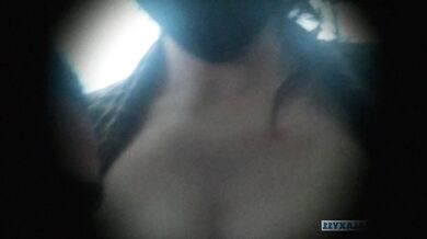 Big natural tits nearly busted in the back of the public bus giving hard public blowjobs