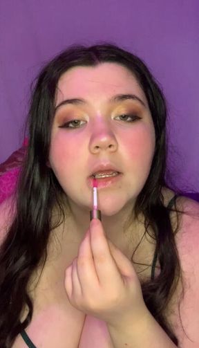 Findom brat bully’s you while doing her makeup
