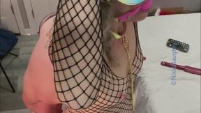 Bound, blindfolded, gagged and fucked