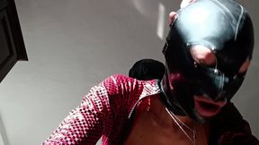 milf on leather catsuit, platform boots roughly fucked and cum on tits