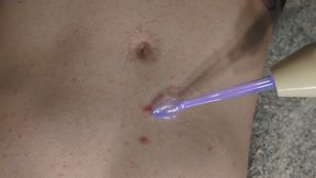 Amateur abs electro stim