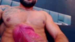 naked and play with my big cokc hard ... ohmibod is on - Part 2