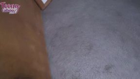 Petite cutie Stella Sedona has to bang Seth Brogan for lodgment after deepthroating and getting her shaved pussy pounded