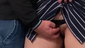 I Let Stranger Touch My Pussy Under The Dress in The Subway