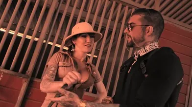 Ts Jessy Is Given A Rim Job By Stud Hell4slootz, And The Kinky Fucker Fills Her Buttholes