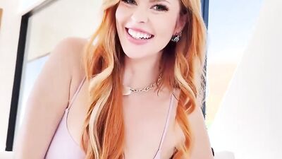 Watch this hot ebony amateur give a sloppy public footjob & get double penetrated in a wild group sex frenzy