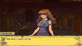 Hermione Yields to Wild Anime Threesome with Bossy Cosplayers