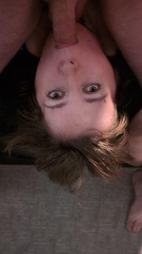 Hot teen trans girl deepthroats on OnlyFans