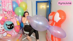B2P with Balloon Necking and Tease + Balloon Shape blow to pop
