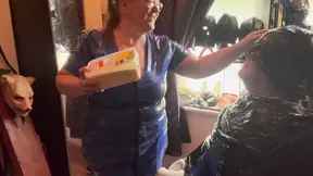 Sploshing and humiliation custom