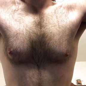 POV Hairy Chest Worship &amp; Gay JOI