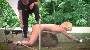 Naughty Slave Submissive In Bondage Sex Game