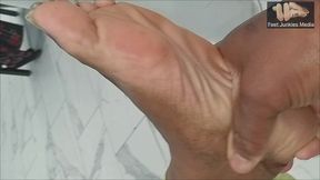 Nurse Jasmine Doe's Afterwork Hot Stinky Feet N Nude Long Toenails