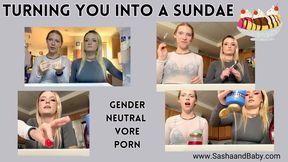 Making a Sundae Out of You - Vore Giantess Dining Gender Neutral