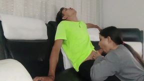Hot 18-year-old neighbor Universatia gets it on with her step-cousin