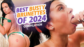 ”Selection Of The Hottest Brunettes Sucking Prick From Last Year”