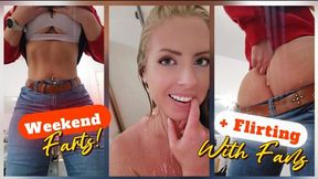 Race Day Weekend Vlog with Farts + Flirting with my Fans - Vertical Video