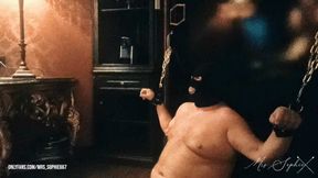 Facefucked against the door