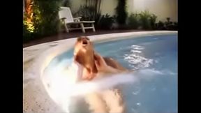 Public GF gets railed at the swimming pool