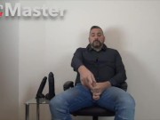 Interviewer asks for demonstration of skills using dildos. Toy instructions and JOI PREVIEW