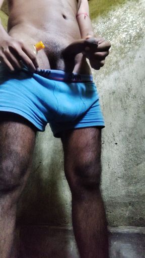 Desi Boy Enjoying Masturbation in Bathroom