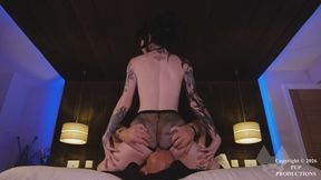 Your Darling Honey Smothers No1 Pups Face in Fishnet Panties