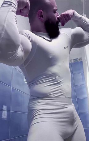 Look at That Thick Muscles in Spandex!