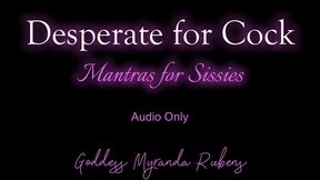 Desperate for Cock - Mantras for Sissies - Audio Only MP4