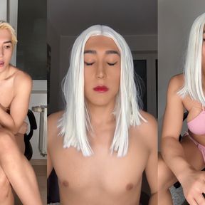 Teleported, feminized braindead and smoking bimbo slut