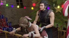 Ero3D Christmas With Aerith – Uncensored FF7 Anime Sex Adventure
